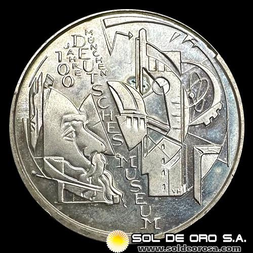NA1 - ALEMANIA - 10 EUROS, 2003 - GERMAN MUSEUM MUNICH CENTENNIAL - MONEDA DE PLATA