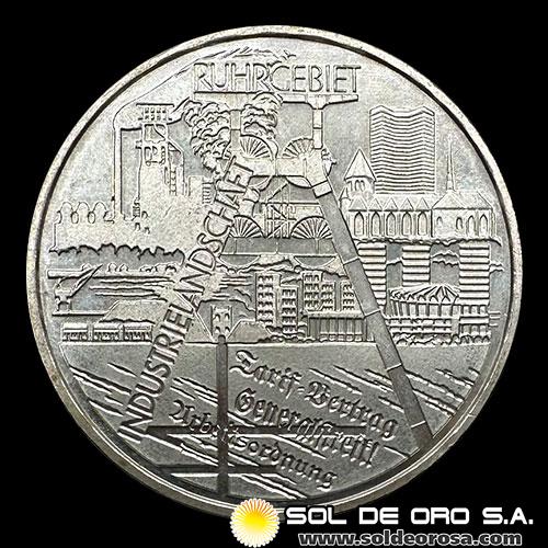 NA1 - ALEMANIA - 10 EUROS, 2003 - RUHR INDUSTRIAL DISTRICT - MONEDA DE PLATA