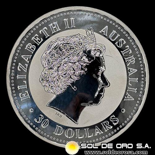 AUSTRALIA - 30 DOLLARS, 2003 - YEAR OF THE GOAT - MONEDA DE PLATA