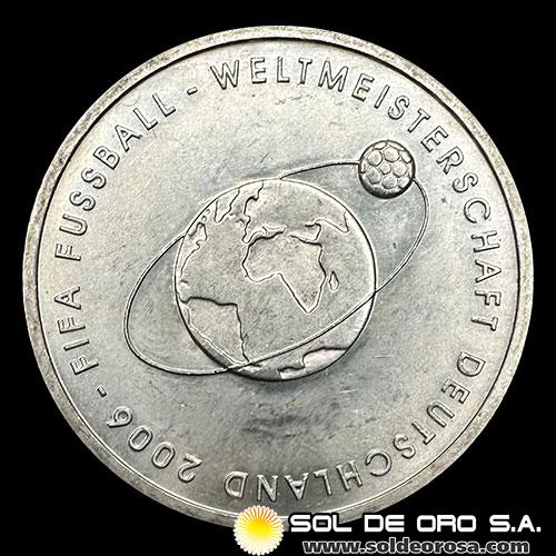 NA1 - ALEMANIA - 10 EUROS, 2004 - FIFA WORLD CUP 2006 - MONEDA DE PLATA