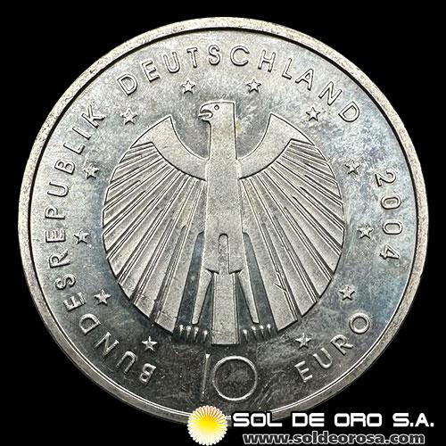 NA1 - ALEMANIA - 10 EUROS, 2004 - FIFA WORLD CUP 2006 - MONEDA DE PLATA