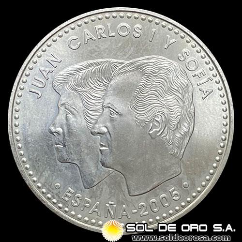 NA2 - ESPAÑA - 12 EUROS - 2005 - 400 ANIVERSARIO DE LA PRIMERA EDICION DE EL QUIJOTE - MONEDA DE PLATA