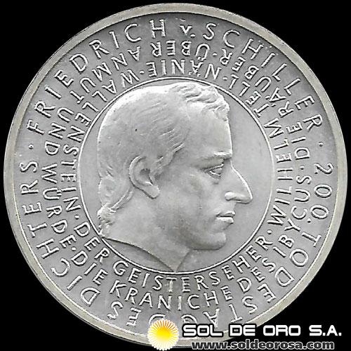 NA1 - ALEMANIA - 2005 - 10 EUROS - MONEDA DE PLATA