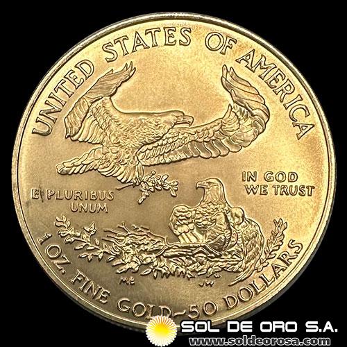 ESTADOS UNIDOS DE AMERICA - 50 DOLLARS, 2009 - MONEDA DE ORO