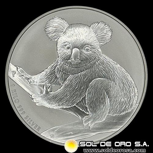 AUSTRALIA - 30 DOLLARS, 2009 - AUSTRALIAN KOALA - MONEDA DE PLATA