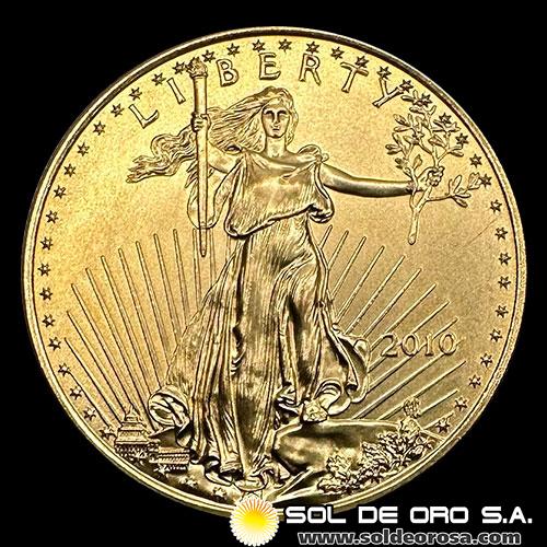 ESTADOS UNIDOS DE AMERICA - 25 DOLLARS, 2010 - AMERICAN EAGLE - MONEDA DE ORO