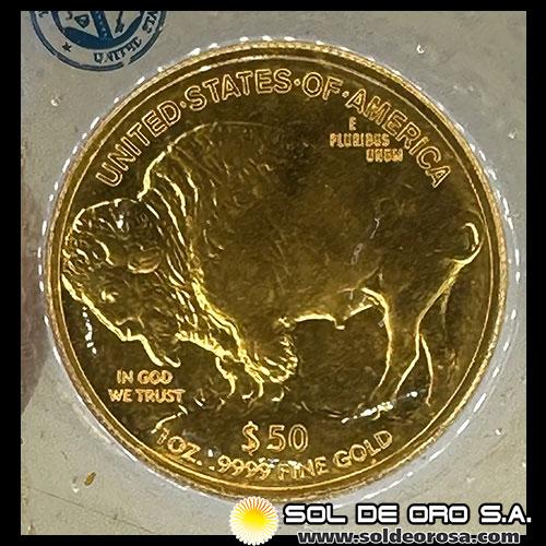 ESTADOS UNIDOS DE AMERICA - 50 DOLLARS, 2011 - AMERICAN BUFFALO - MONEDA DE ORO