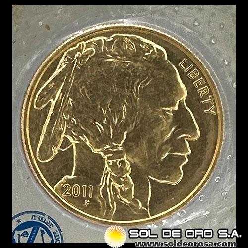ESTADOS UNIDOS DE AMERICA - 50 DOLLARS, 2011 - AMERICAN BUFFALO - MONEDA DE ORO