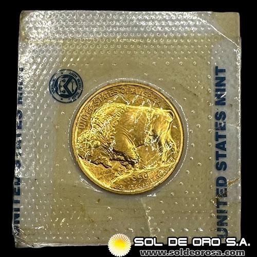 ESTADOS UNIDOS DE AMERICA - 50 DOLLARS, 2011 - AMERICAN BUFFALO - MONEDA DE ORO
