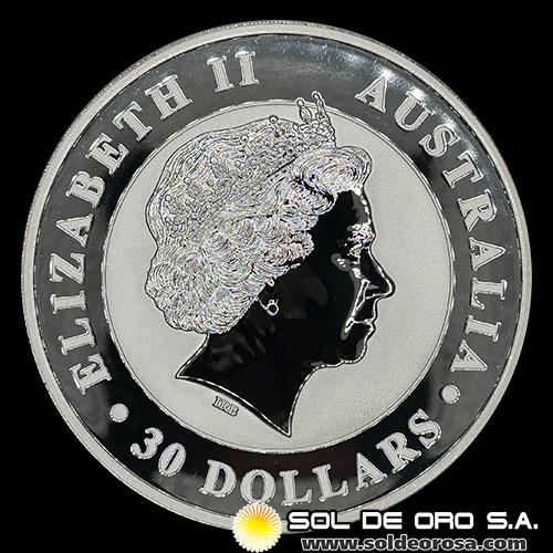 AUSTRALIA - 30 DOLLARS, 2011 - AUSTRALIAN KOOKABURRA - MONEDA DE PLATA