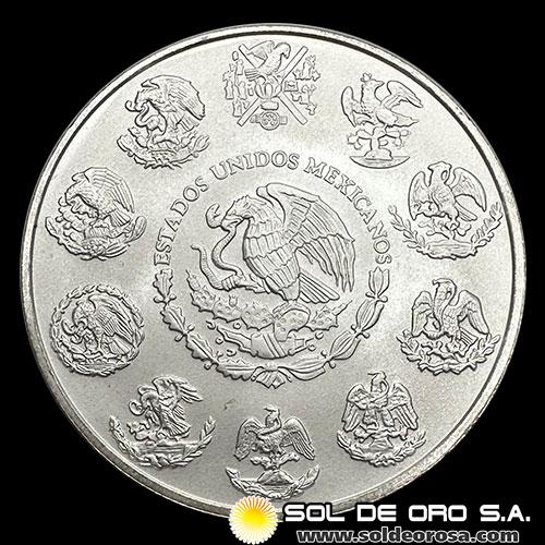 ESTADOS UNIDOS MEXICANOS - LIBERTY - TUBO DE 20 ONZAS DE PLATA