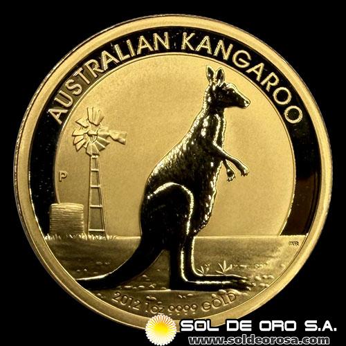 AUSTRALIA - 100 DOLLARS, 2012 - MONEDA DE ORO