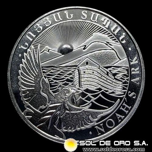ARMENIA - 500 DRAM, 2012 - ARCA DE NOE - TUBO DE 20 ONZAS DE PLATA