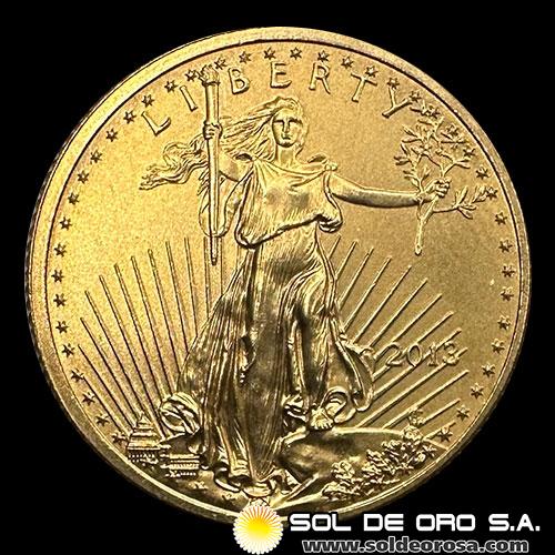 ESTADOS UNIDOS DE AMERICA - 1/4 oz., 10 DOLLARS - 2013 - MONEDA DE ORO