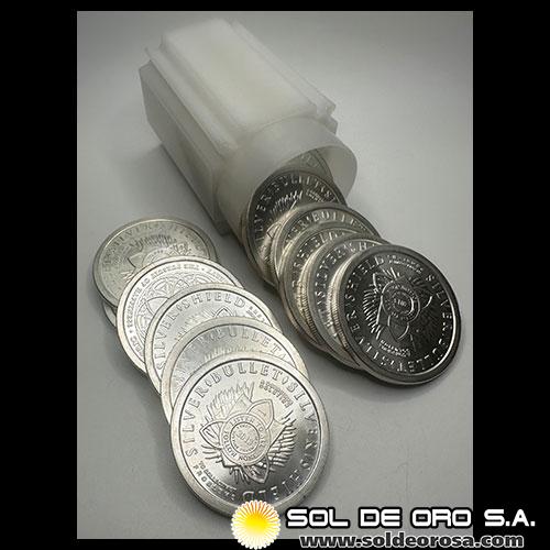 SILVER SHIELD - 2013 - TUBO DE 20 ONZAS DE PLATA