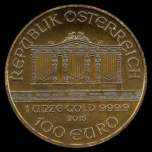 AUSTRIA - REPUBLIK OSTERREICH - 100 EURO, 2015 - ORQUESTA FILARMONICA - MONEDA DE ORO