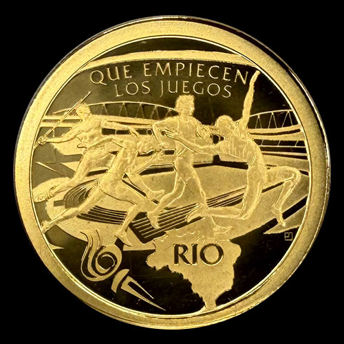 STAL - PARAGUAY - 1.000 y 1.500 GUARANIES - OLIMPIADAS DE RIO DE JANEIRO - MONEDAS CONMEMORATIVAS DE ORO