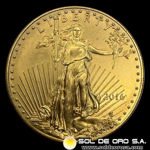 ESTADOS UNIDOS DE AMERICA - 50 DOLLARS, 2016 - MONEDA DE ORO