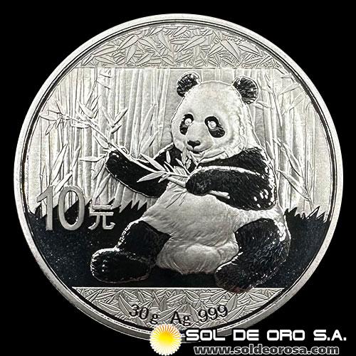 CHINA - PANDA 1 oz., 10 YUAN - 2017 - MONEDA DE PLATA