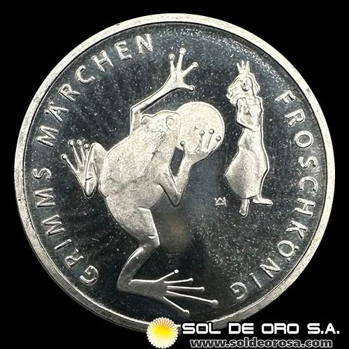 NA1 - ALEMANIA - 20 EUROS, 2018 - FROSCHKONIG - MONEDA DE PLATA