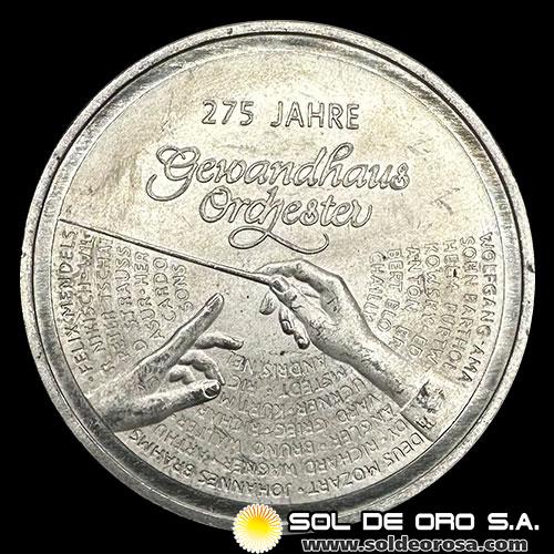 NA1 - ALEMANIA - 20 EUROS, 2018 - 275 YEARS OF GEWANDHAUS ORCHESTER - MONEDA DE PLATA