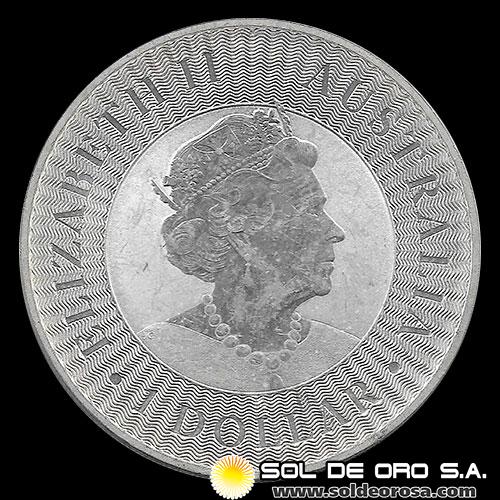 AUSTRALIA - 1 DOLLAR, 2019 - AUSTRALIAN KANGAROO - MONEDA DE PLATA