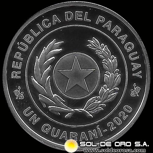 	NUMIS - PARAGUAY - 1 GUARANI, 2020 - 150rio DE LA BATALLA DE CERRO CORA - MONEDA DE PLATA 