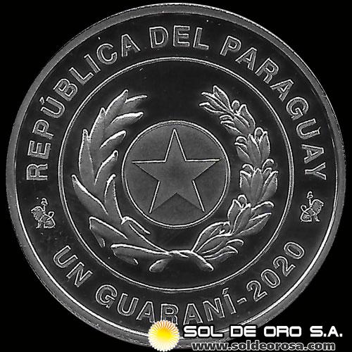 ILUSTRACION - NO DISPONIBLE - PARAGUAY - 1 GUARANI, 2020 - 150rio DE LA BATALLA DE CERRO CORA - MONEDA DE PLATA 