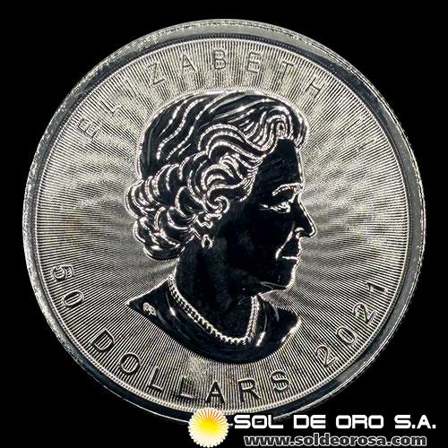 CANADA - MAPLE - 50 DOLLARS, 2021 - MONEDA DE PLATINO