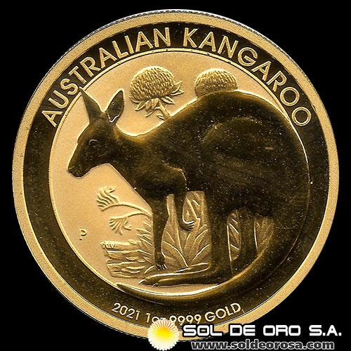 AUSTRALIA - 100 DOLLARS, 2021 - MONEDA DE ORO