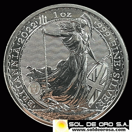 INGLATERRA - 2 POUNDS - ELIZABETH II - TUBO DE 25 ONZAS DE PLATA