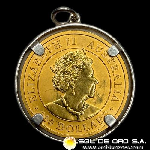 AUSTRALIA - 100 DOLLARS, 2022 - AUSTRALIAN KANGAROO - MONEDA DE ORO