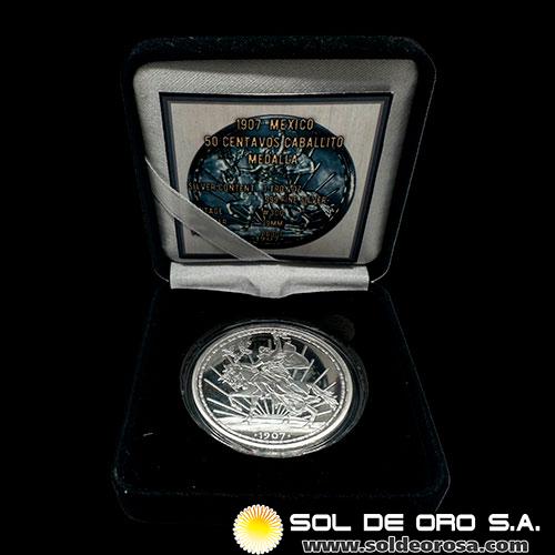 MEXICO - 50 CENTAVOS, 2022 - MEDALLA - ONZA DE PLATA PURA