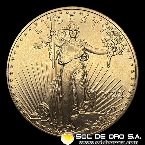 ESTADOS UNIDOS DE AMERICA - 50 DOLLARS, 2022 - MONEDA DE ORO