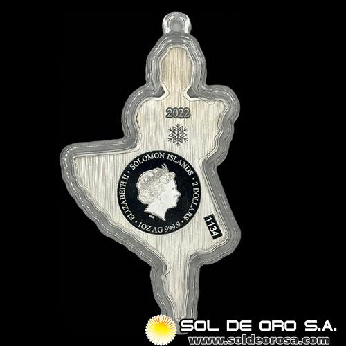 SOLOMON ISLANDS - 2 DOLLARS, 2022 - THE NUTCRACKER - MONEDA DE PLATA