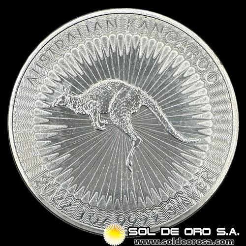 AUSTRALIA - 1 DOLLAR - AUSTRALIAN KANGAROO - TUBO DE 25 ONZAS DE PLATA PURA