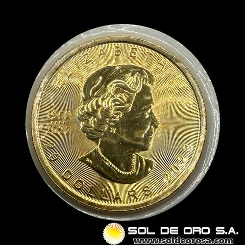 CANADA - 20 DOLLARS, 2023 - IN THE NAME OF ELIZABETH II - MONEDA DE ORO