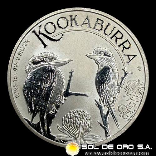AUSTRALIA - 1 DOLLAR, 2023 - AUSTRALIAN KOOKABURRA - MONEDA DE PLATA