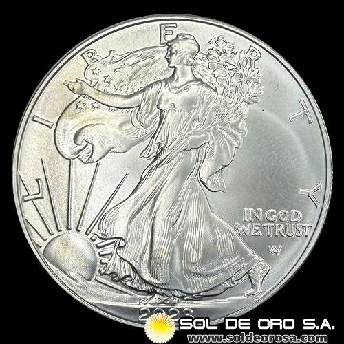 ESTADOS UNIDOS DE AMERICA - 1 DOLLAR, 2023 - LIBERTY - ONZA DE PLATA PURA