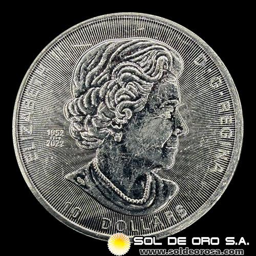 CANADA - 10 DOLLARS, 2023 - IN THE NAME OF ELIZABETH II - 2 OUNCES - MONEDA DE PLATA