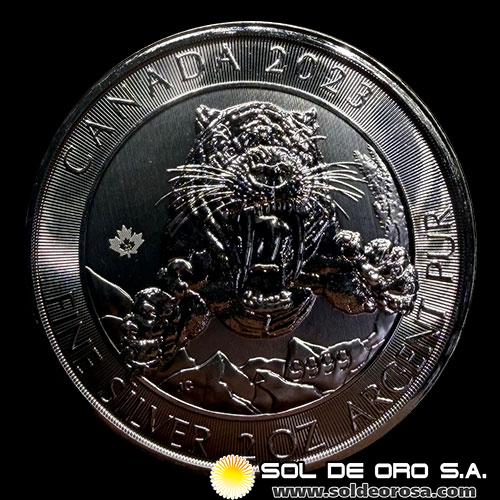 CANADA - 10 DOLLARS, 2023 - CANADIAN TIGER - IN THE NAME OF ELIZABETH II - 2 OUNCES - MONEDA DE PLATA