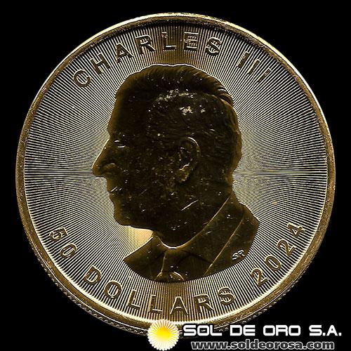 CANADA - 50 DOLLARS, 2024 - CHARLES III - MONEDA DE ORO