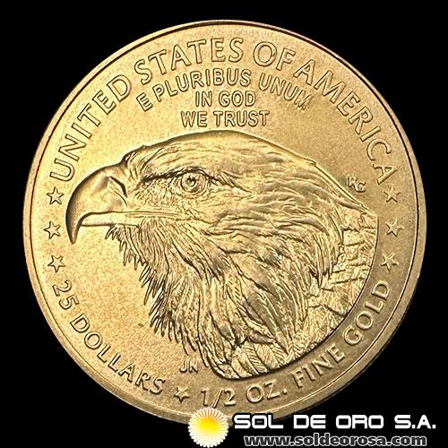 ESTADOS UNIDOS DE AMERICA - 25 DOLLARS, 2025 - AMERICAN EAGLE - MONEDA DE ORO
