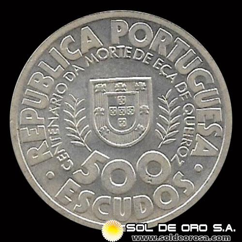 NA4 - PORTUGAL - 500 ESCUDOS - MONEDA DE PLATA