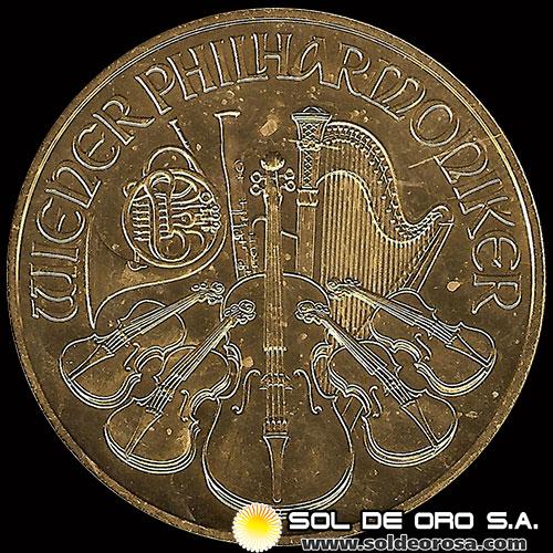 AUSTRIA - REPUBLIK OSTERREICH - 100 EUROS, 2015 - MONEDA DE ORO