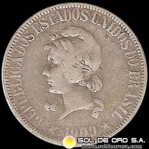 NA2 - BRASIL - 1.000 REIS - 1909 - MONEDA DE PLATA