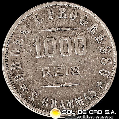 NA2 - BRASIL - 1.000 REIS - 1909 - MONEDA DE PLATA