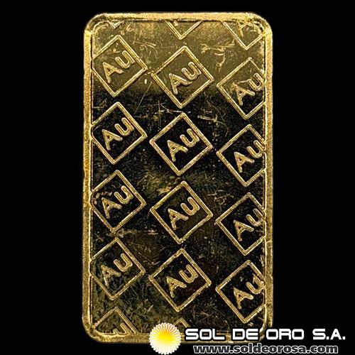 AURUS REFINING - 1 OUNCE - BARRA DE ORO 24K