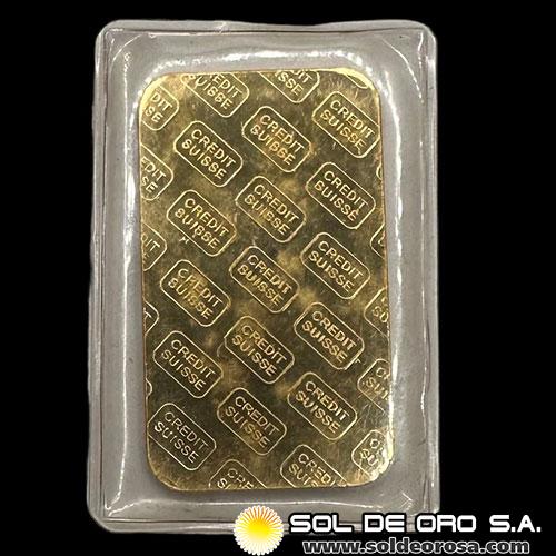 CREDIT SUISSE - 31.1 GRAMOS - ONE OUNCE FINE GOLD