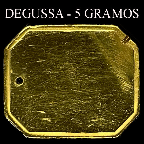 DEGUSSA - 5 GRAMOS - FEINGOLD - BARRA DE ORO 24K